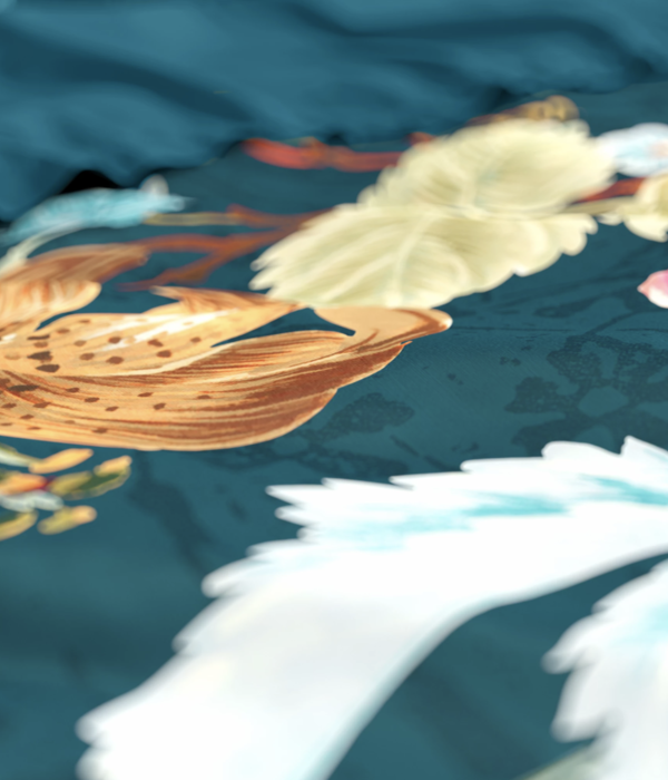 Chanda Blå - 100% bomuld