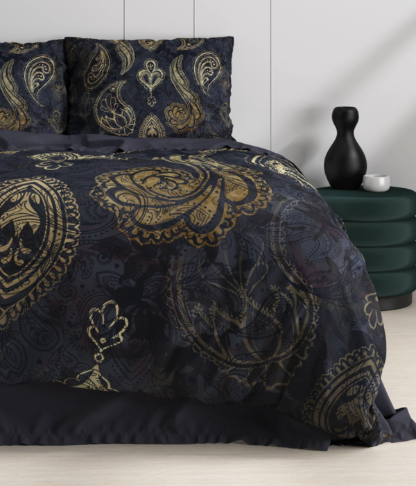 Jamie Blå - 100% bomuldssatin