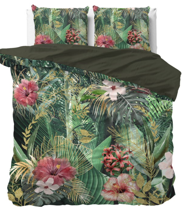 Mentha grøn - 100% bomuldssatin