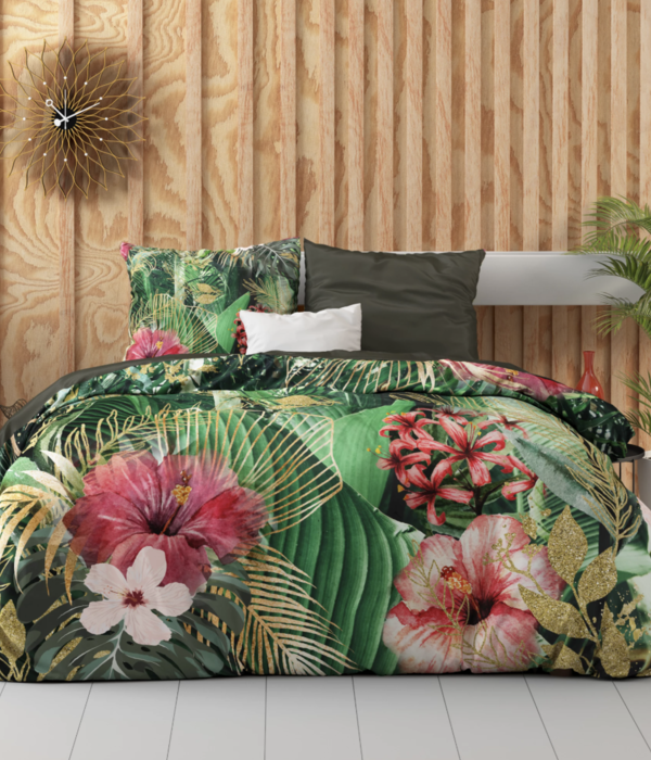 Mentha grøn - 100% bomuldssatin