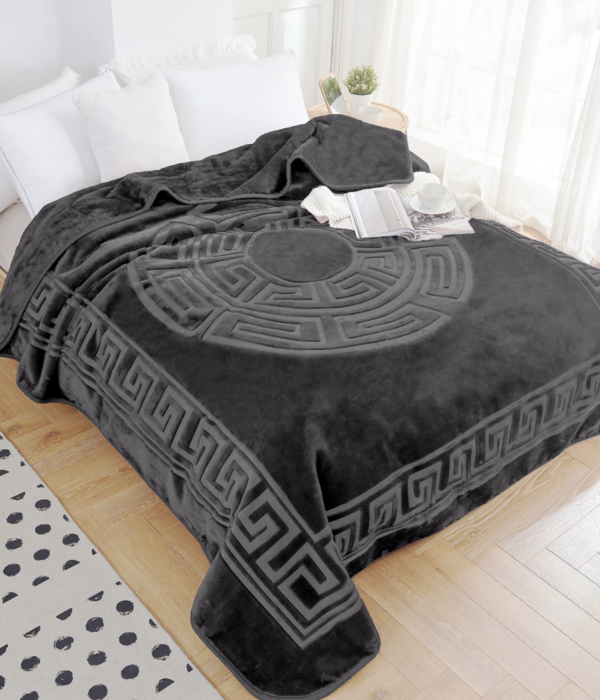 Luksuriøst tæppe -  Antracit