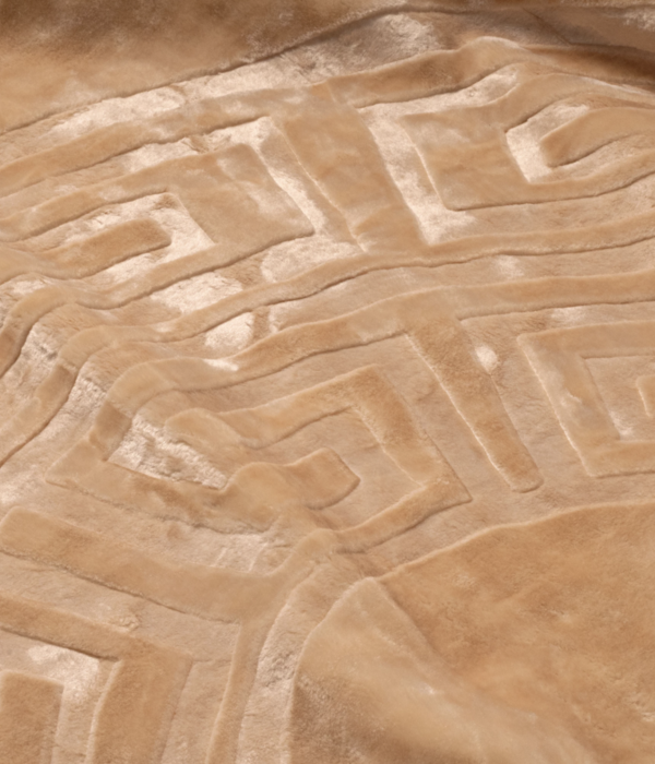 Luksuriøst tæppe -  Creme