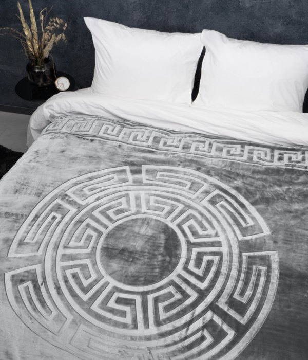 Luksuriøst tæppe -  Grå