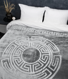 Luksuriøst tæppe -  Grå