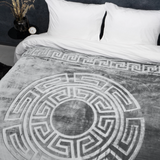 Luksuriøst tæppe -  Grå