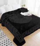 Luksuriøst tæppe -  Sort