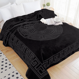 Luksuriøst tæppe -  Sort