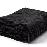 Luksuriøst tæppe -  Sort