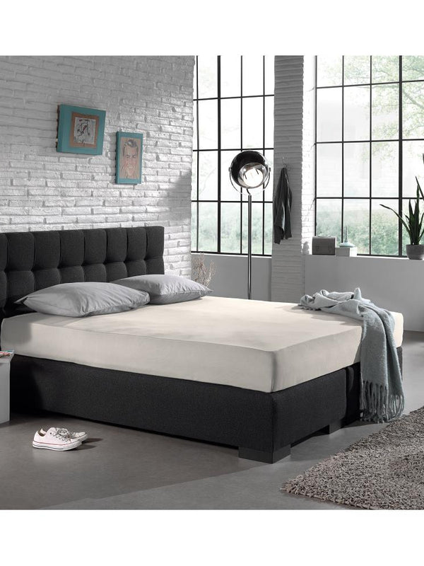 Fitted sheet jersy creme